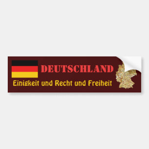 Coche Bandera de Alemania + Pegatina para el parachoques