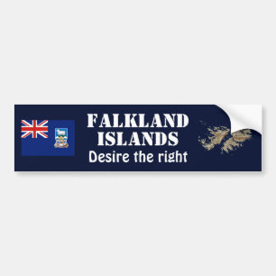 Coche Bandera de Islas Malvinas + Pegatina para el