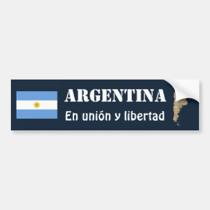 Coche Bandera de la Argentina + Pegatina para el