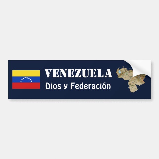 Coche Bandera de Venezuela + Pegatina para el (Frente)