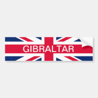 Bandera y pegatina para el parachoques británicas