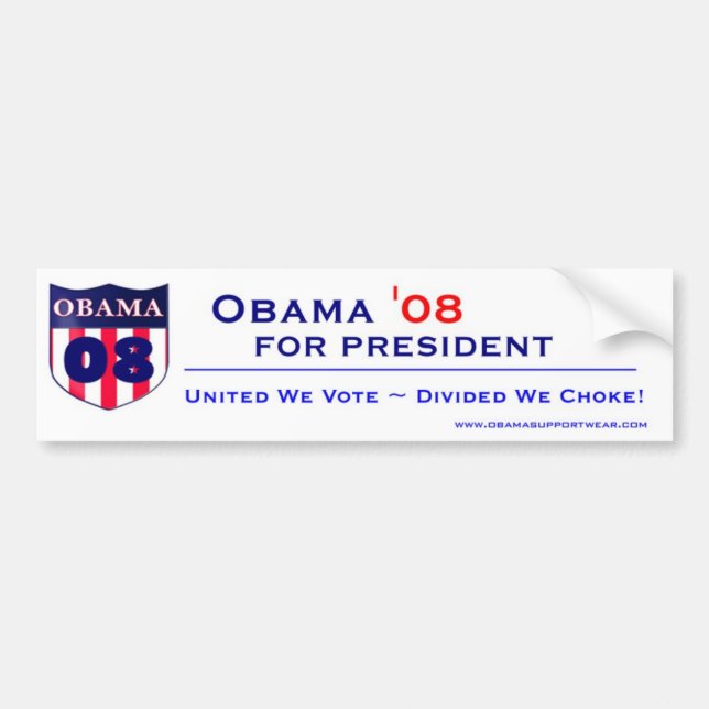 Coche Barack Obama para el presidente pegatina para el (Frente)