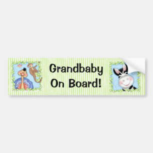 Coche BaZooples "Grandbaby a bordo!" Pegatina para el