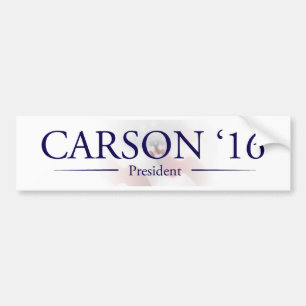 Coche Ben Carson para el presidente pegatina para el