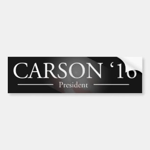Coche Ben Carson para el presidente pegatina para el