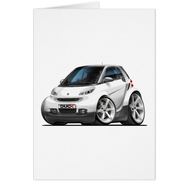 Coche blanco elegante (Frente)