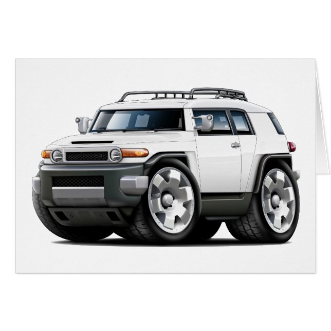 Coche blanco Fj Cruiser (Anverso (Horizontal))