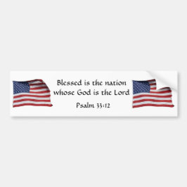 Coche Blessed es la pegatina para el parachoques de la