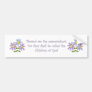 Coche Blessed es la pegatina para el parachoques de los