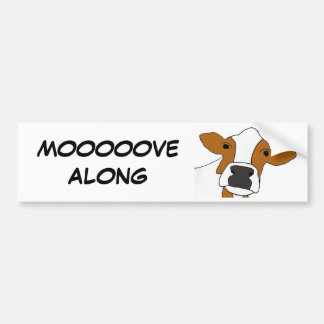 Coche CA MOOOOOVE A LO LARGO de la pegatina para el