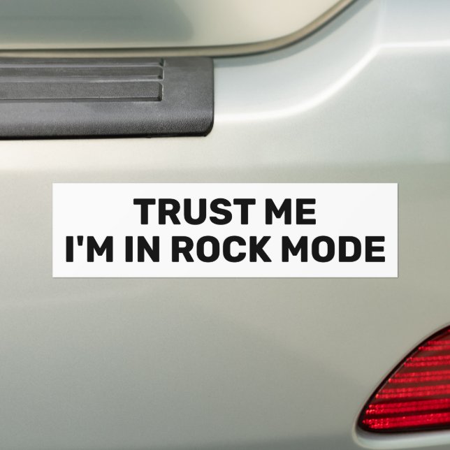 Coche Calma - Estoy En Modo Rock™ Pegatina Para Parachoq (en coche)