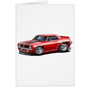 Coche Camaro SS Red-Black 1969