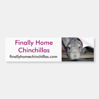 Coche Chinchillas finalmente caseras pegatina para el