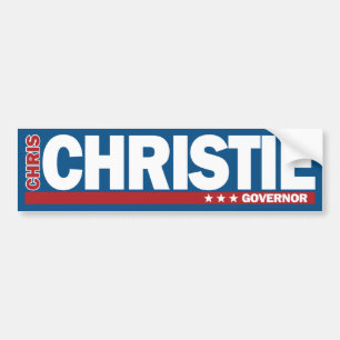 Coche Chris Christie para la pegatina para el