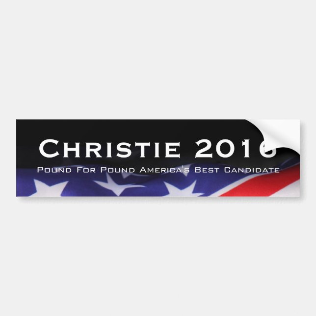 Coche CHRISTIE 2016 libras para la pegatina para el (Frente)