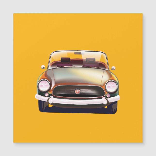 Coche clásico antiguo (Anverso)