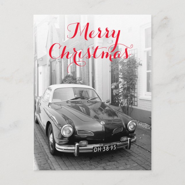 Coche clásico Karmann Ghia Navidad (Anverso)