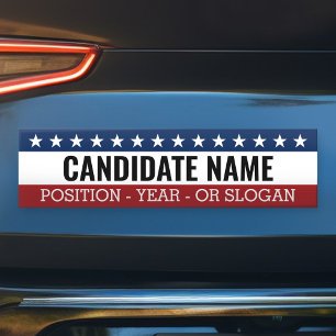 Coche Clásico Pegatina de campaña para las próximas elec