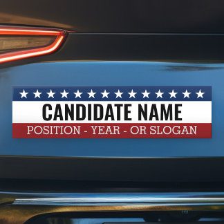 Coche Clásico Pegatina de campaña para las próximas elec