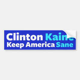 Coche Clinton/Kaine: Guarde a la pegatina para el