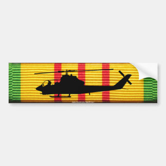 Coche Cobra de AH-1G en pegatina para el parachoques de