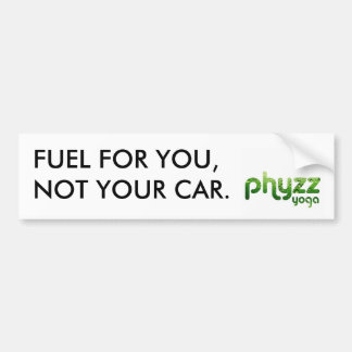 Coche Combustible de Phyzz para usted no su pegatina