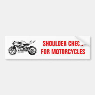 Coche Comprobación para del hombro pegatina para el