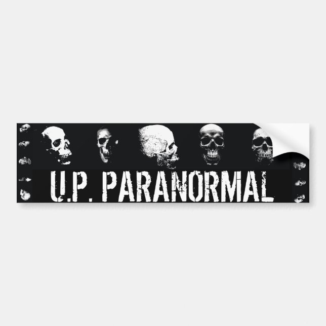 Coche Cráneos - pegatina para el parachoques (Frente)