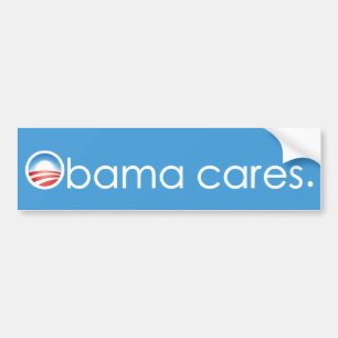 Coche Cuidados de Obama, período. Pegatina para el