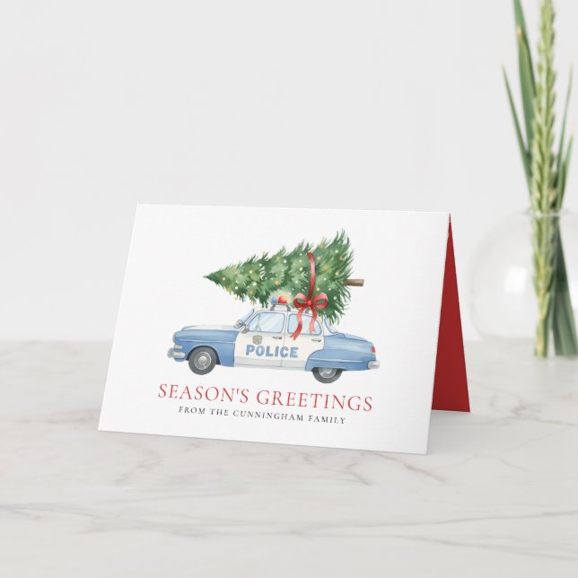 Coche de árbol de Navidad de oficial de policía mo (Anverso)