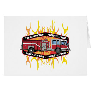 Coche de bomberos del bombero