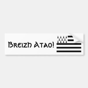 Coche De Bretaña pegatina para el parachoques para
