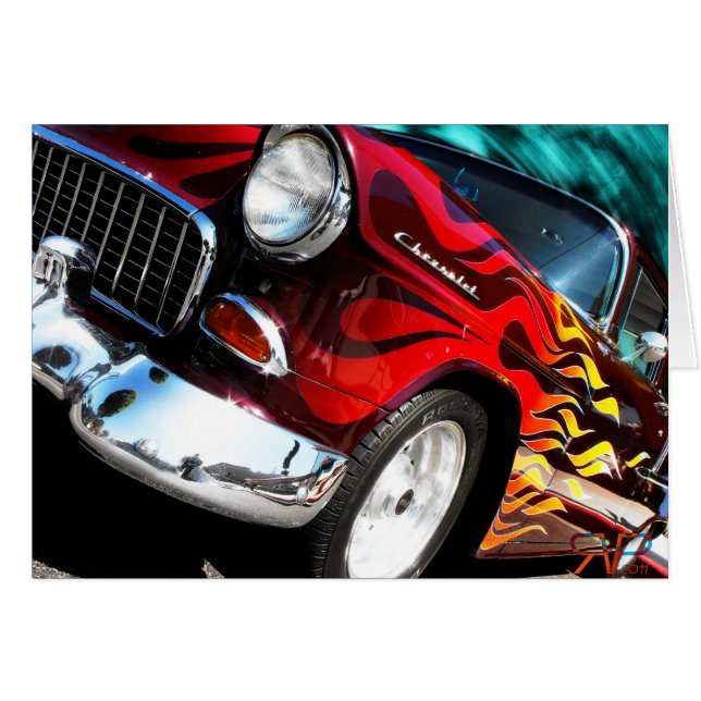 Coche de carreras 1955 de Chevy V6 (Anverso (Horizontal))