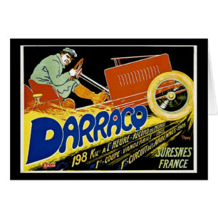Coche de carreras del vintage de Darraco -