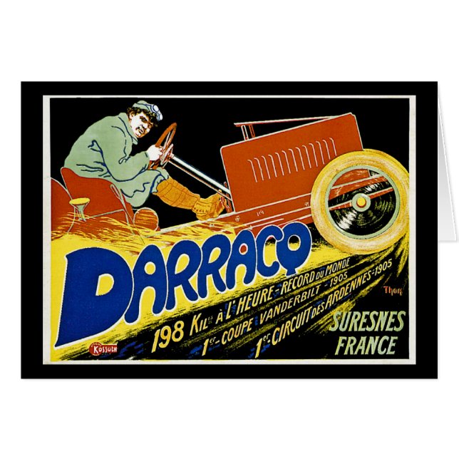 Coche de carreras del vintage de Darraco - (Anverso (Horizontal))