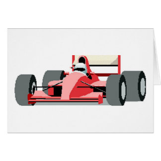 Coche de carreras rojo