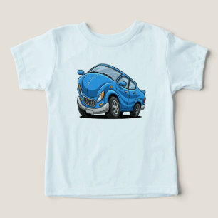 Coche de Dibujos Animados Azul