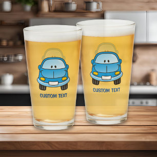 Coche de dibujos animados azul
