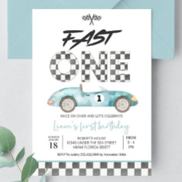 Coche de invitaciones de cumpleaños rápido editabl