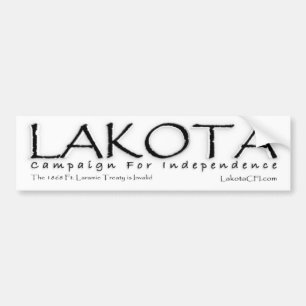 Coche De Lakota de la campaña pegatina para el