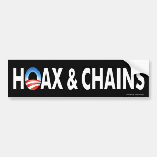 Coche De las cadenas de obama pegatina para el