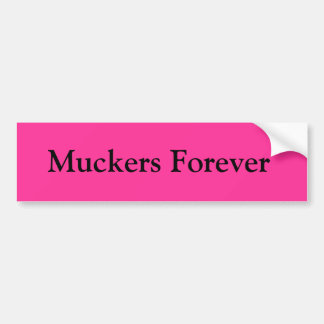 Coche De Muckers pegatina para el parachoques para