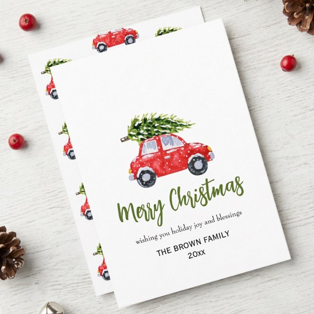 Coche de Navidad con árbol (Subido por el creador)