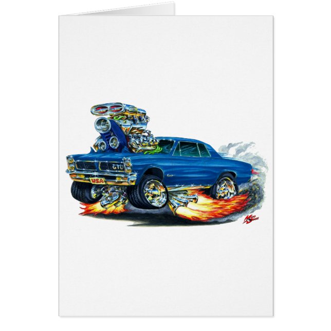 Coche del azul de 1965 GTO (Frente)