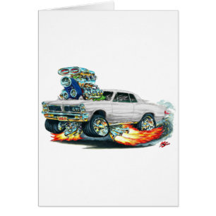 Coche del blanco de 1965 GTO