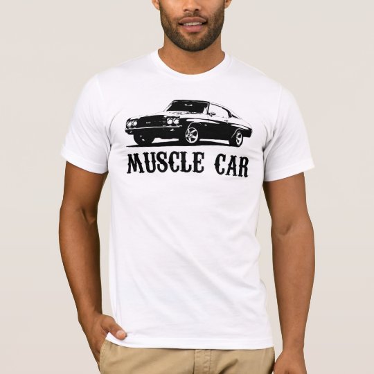 coche del músculo del vintage camiseta