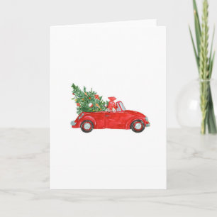 Coche del navidad del vintage