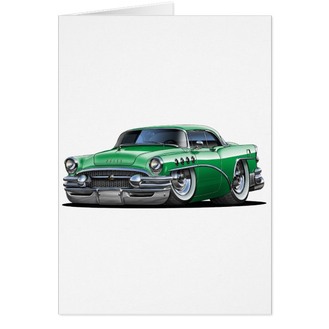 Coche del verde del siglo de Buick (Frente)