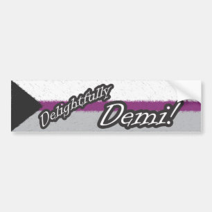 Coche ¡Deliciosamente Demi! Pegatina para el parachoque