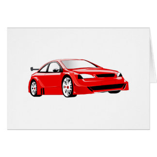 Coche deportivo rojo